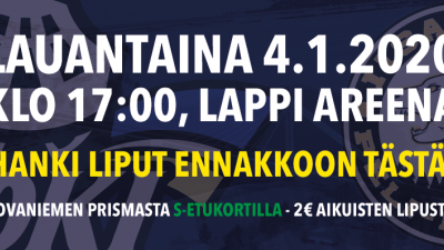 Kahden pelin viikonloppu: perjantaina Hokki Kajaanissa ja lauantaina Lappi Areenalla kärkijoukkue IPK